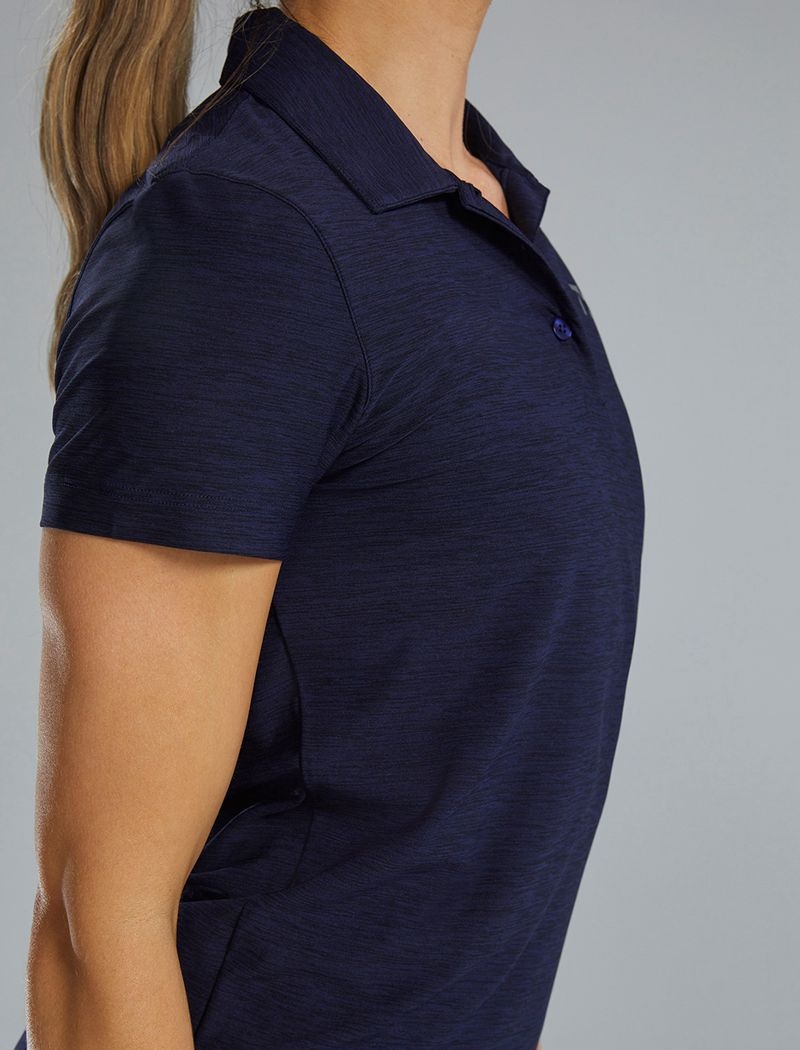 Navy Tyr Climadry™ Short Sleeve Women's Polo Shirt | US-TFYM20963