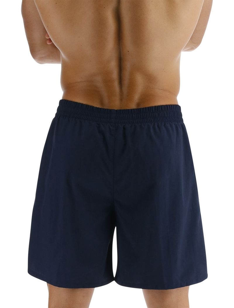 Navy Tyr Deck-x Men's Swim Shorts | US-AQCM27906