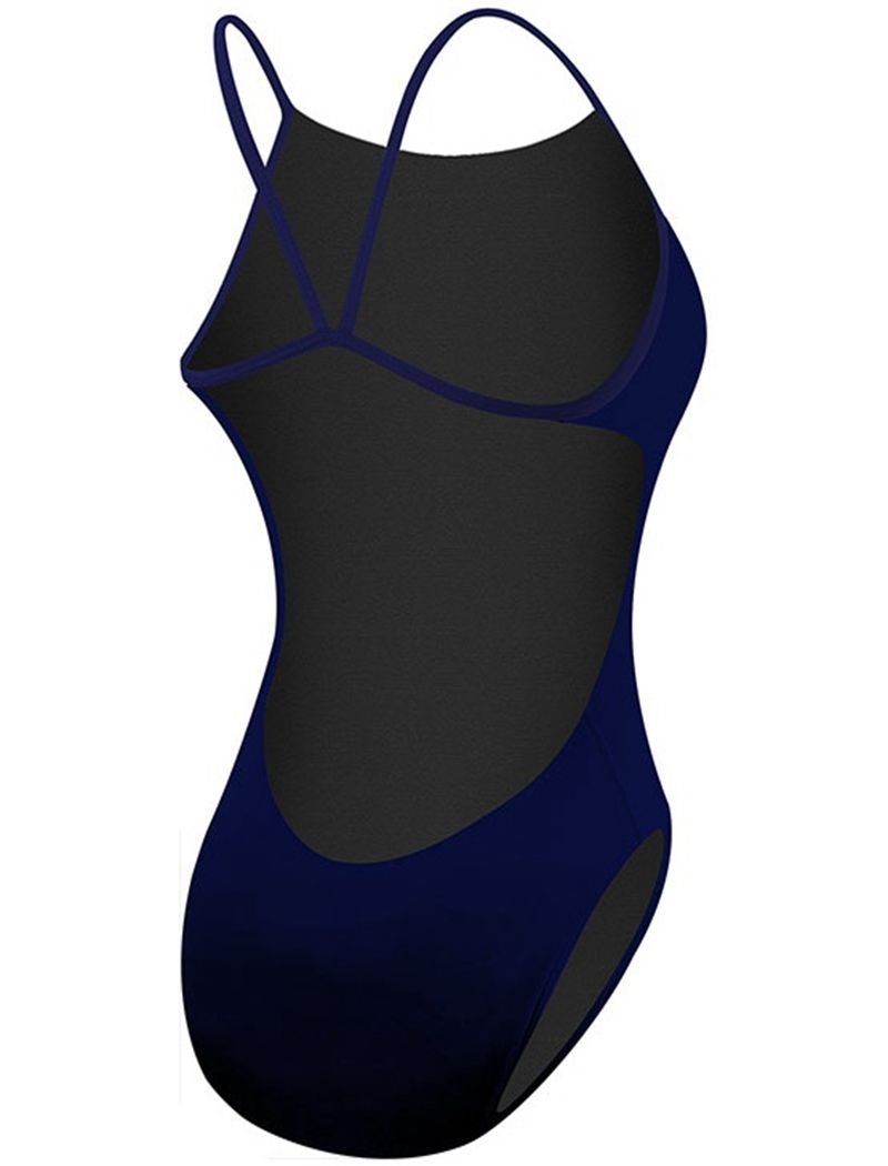 Navy Tyr Durafast Elite® Cutoutfit Women's Swimsuit | US-HPNC10487