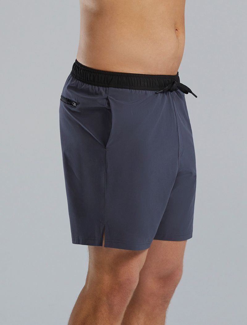 Navy Tyr Hydrosphere™ Skua 7 Volley Men's Shorts | US-LNCS25794