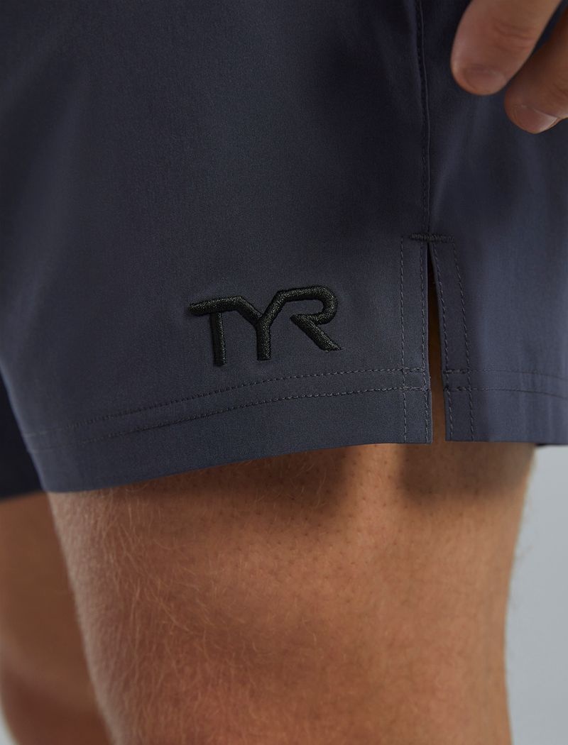 Navy Tyr Hydrosphere™ Skua 7 Volley Men's Shorts | US-LNCS25794