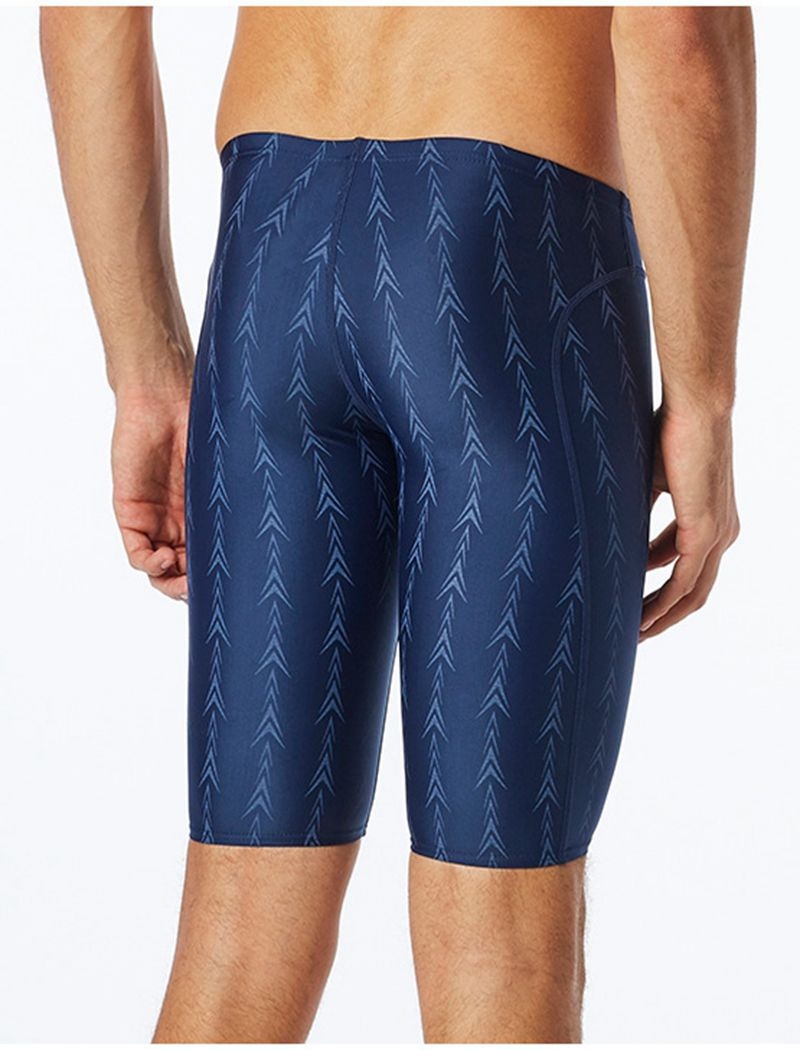 Navy Tyr Jammer U12 Compliant Fusion 2 Men's Swimsuit | US-MUXJ98653