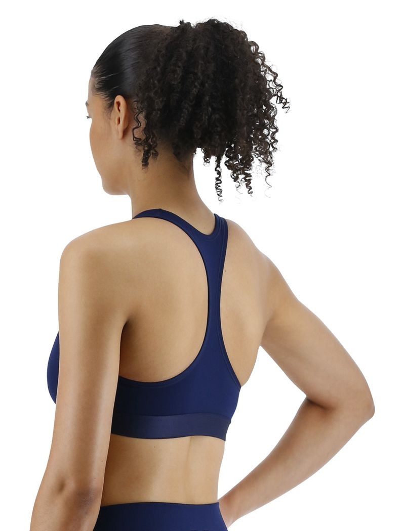 Navy Tyr Joule Elite™ Classic Women's Sports Bra | US-OUQI52896