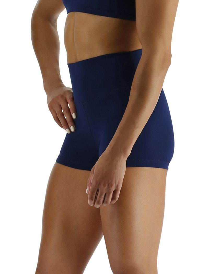 Navy Tyr Joule Elite™ High-waisted 2 Women's Shorts | US-XVBP59083