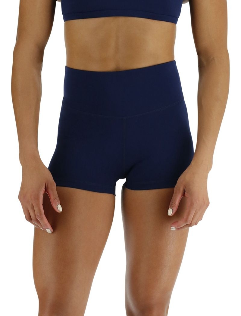 Navy Tyr Joule Elite™ High-waisted 2 Women\'s Shorts | US-XVBP59083