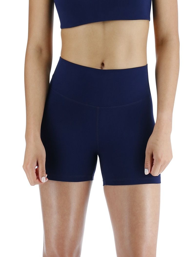 Navy Tyr Joule Elite™ High-waisted 3.25 Women\'s Shorts | US-IVSP85190