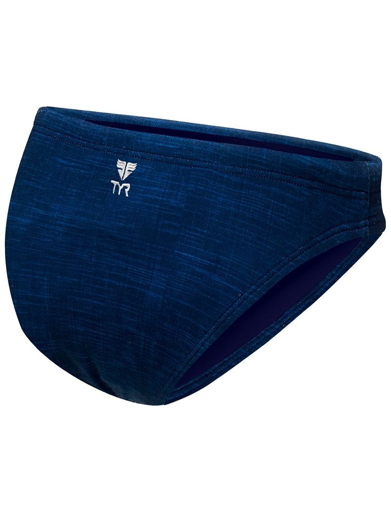 Navy Tyr Mini Sandblasted Women's Bikini Bottom | US-NKRT59736