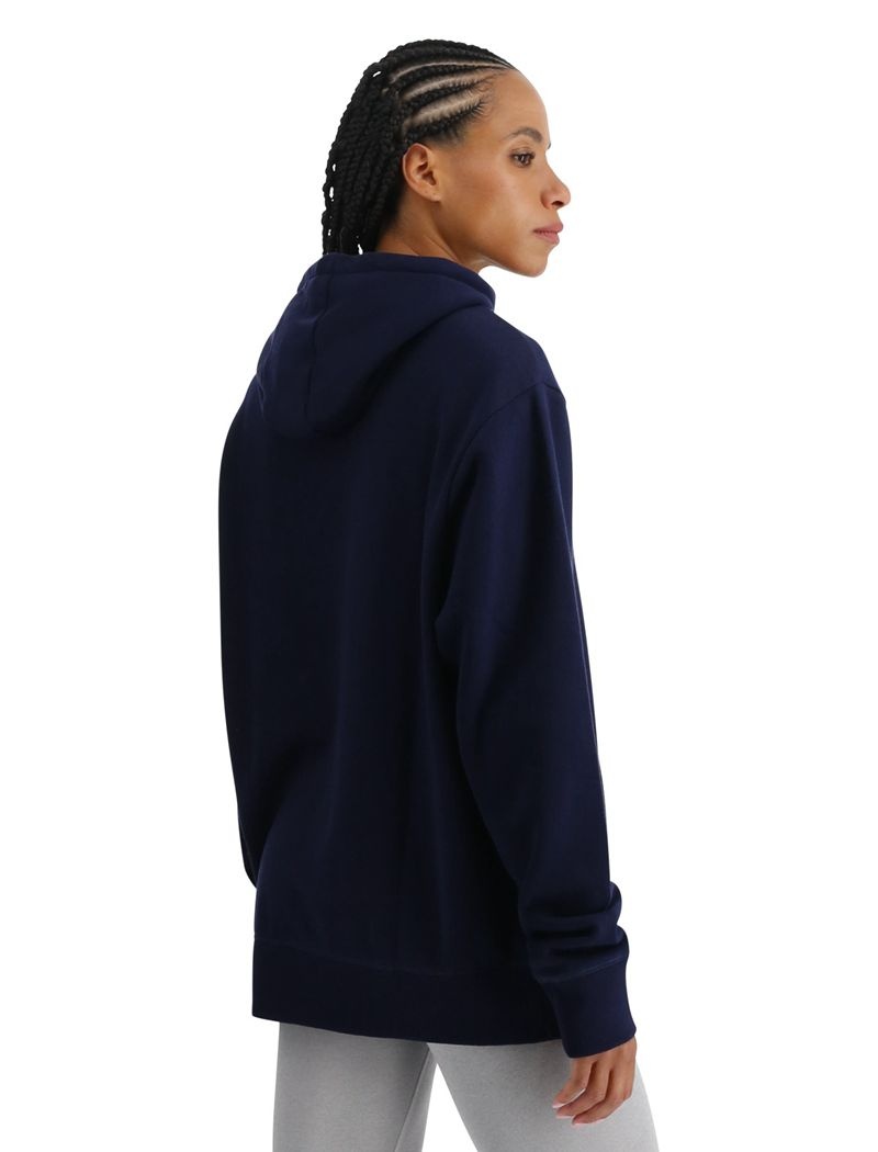 Navy Tyr Ultrasoft Midweight Fleece Women's Hoodie | US-DXYR83245