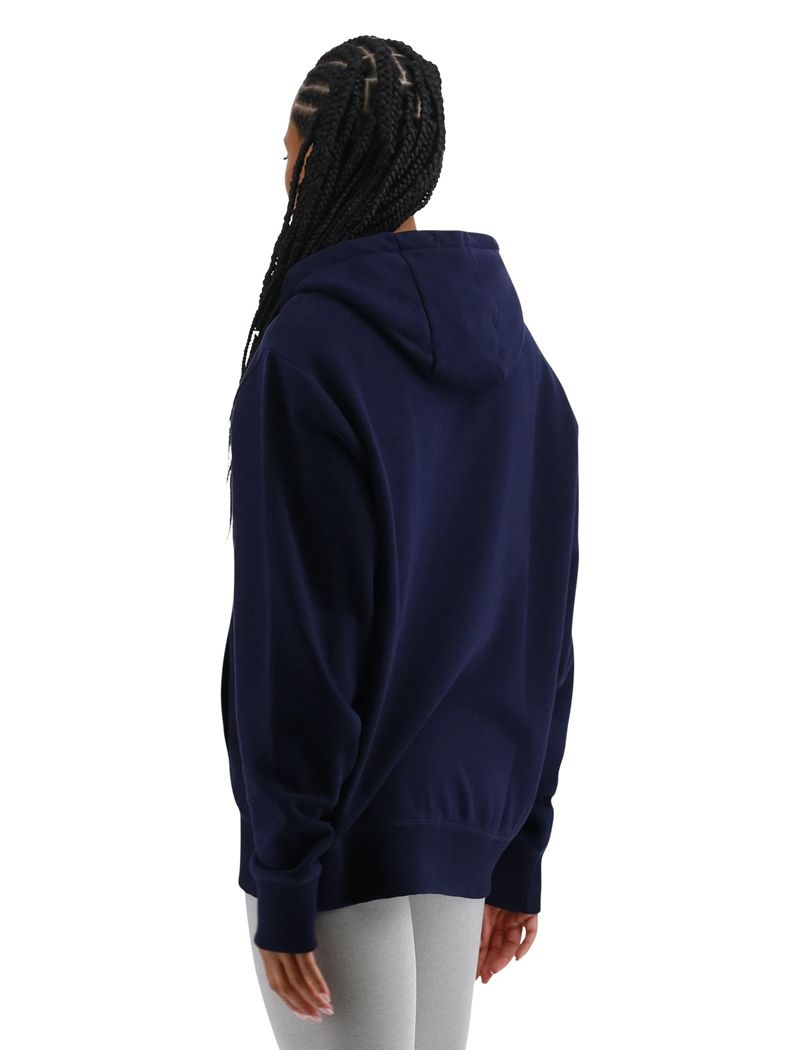 Navy Tyr Ultrasoft Midweight Fleece Women's Hoodie | US-DXYR83245