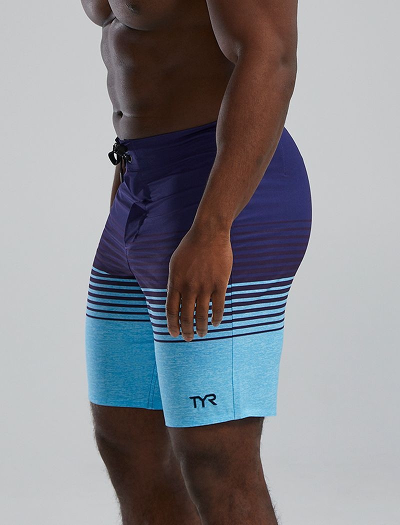 Navy / Blue Tyr Hydrosphere™ Mobius 9 Talon Men's Boardshorts | US-WAQX54018