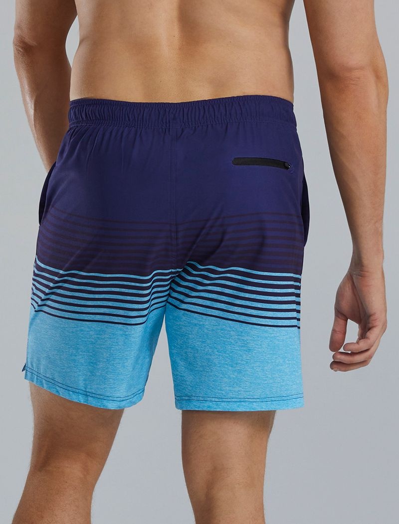 Navy / Blue Tyr Hydrosphere™ Skua 7 Volley Talon Men's Shorts | US-PSNQ81029