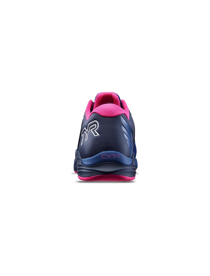 Navy / Pink Tyr Cxt-1 Trainer Men's Crossfit Shoes | US-CQPR76319