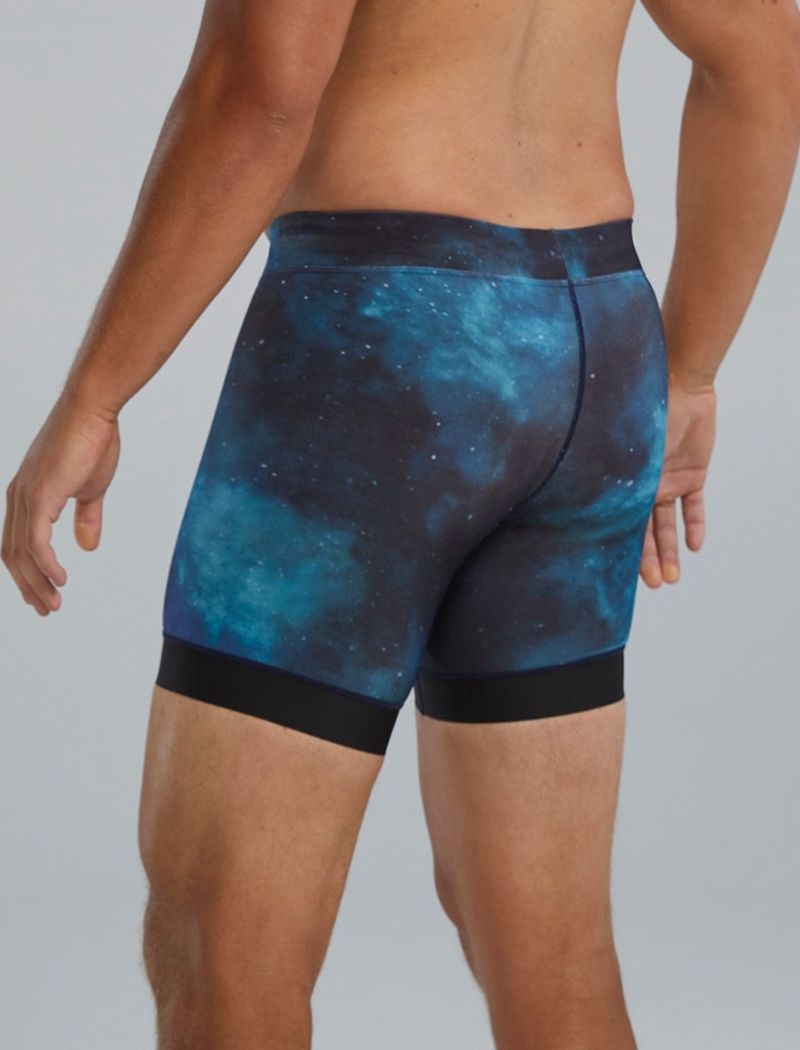 Navy / Turquoise Tyr Durafast Elite® Jammer 6.5 Men's Swimsuit | US-NQUV92058