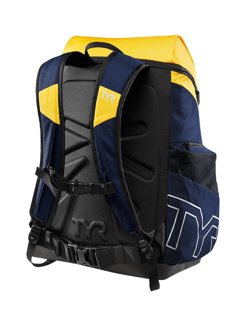 Navy / Yellow Tyr Alliance 45l Men's Backpack | US-TNPE03689