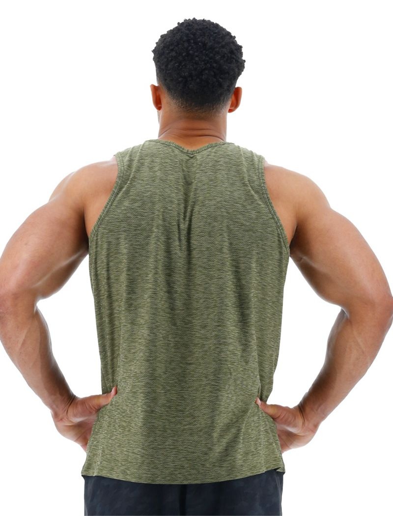 Olive Tyr Airtec™ Men's Tanks | US-IEMP35184