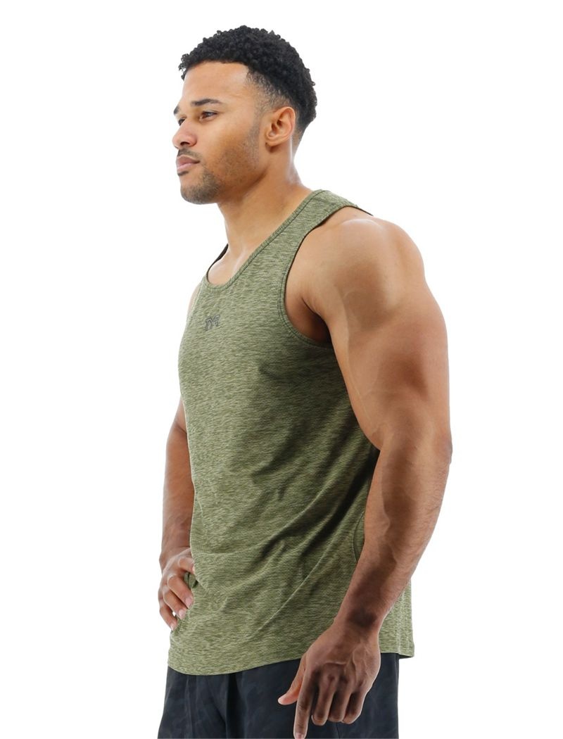 Olive Tyr Airtec™ Men's Tanks | US-IEMP35184