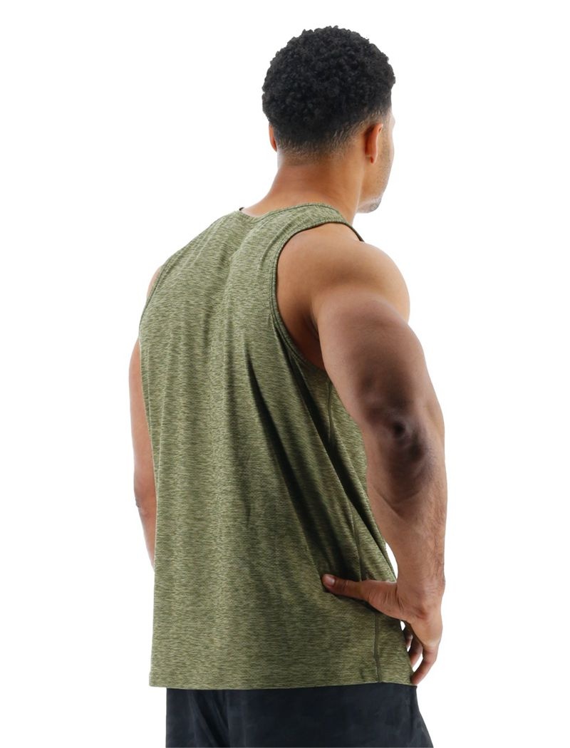 Olive Tyr Airtec™ Men's Tanks | US-IEMP35184