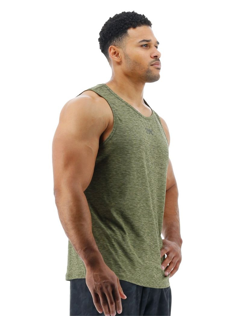 Olive Tyr Airtec™ Men's Tanks | US-IEMP35184