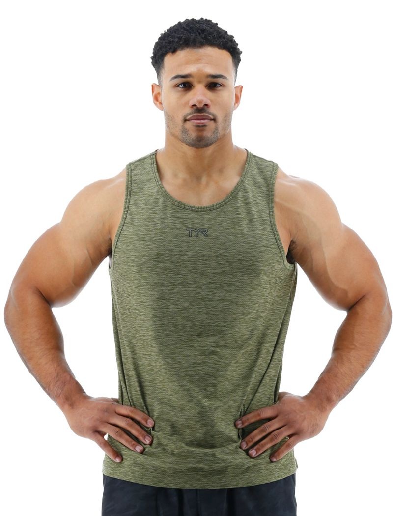 Olive Tyr Airtec™ Men\'s Tanks | US-IEMP35184