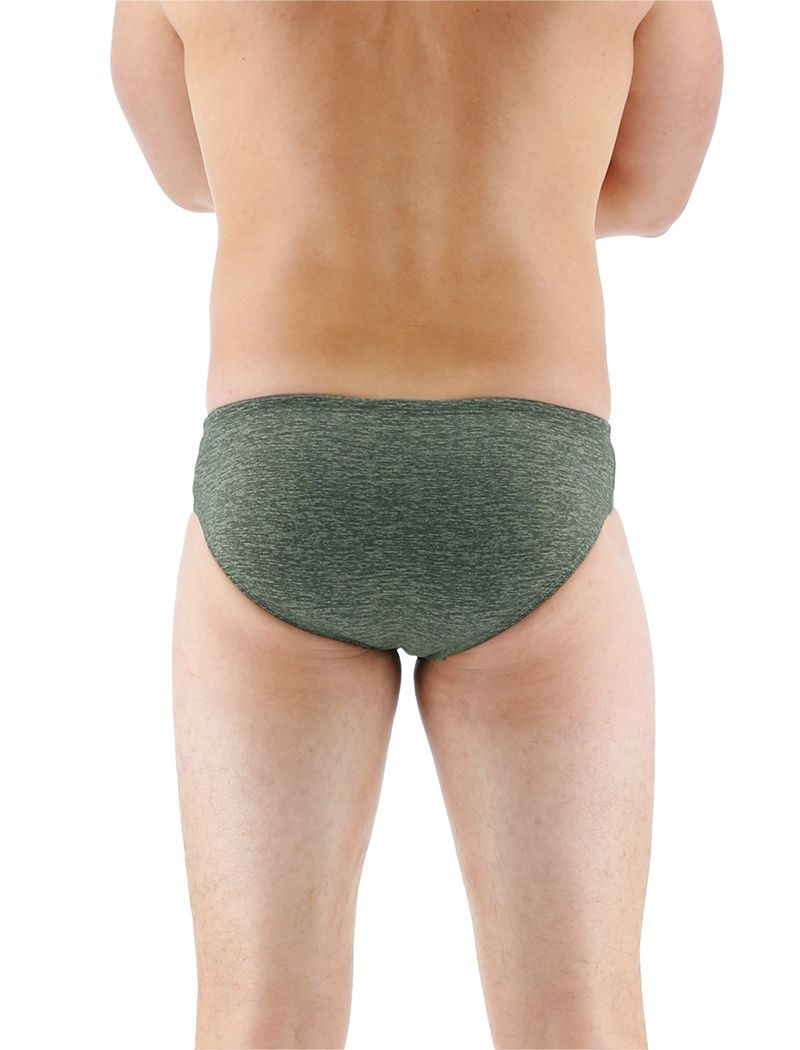 Olive Tyr Durafast One® Lapped Men's Swimsuit | US-KFXJ61497