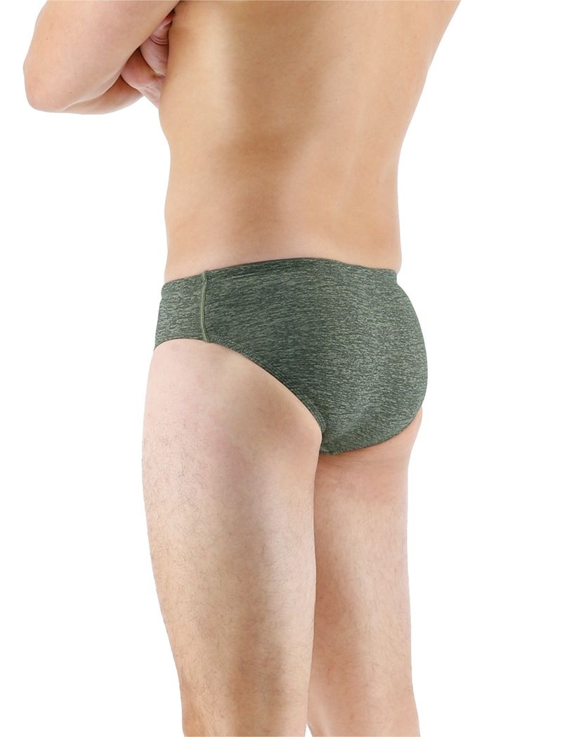 Olive Tyr Durafast One® Lapped Men's Swimsuit | US-KFXJ61497