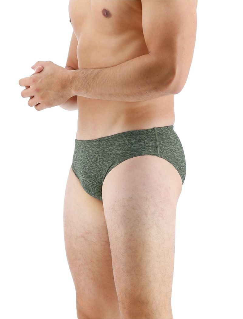 Olive Tyr Durafast One® Lapped Men's Swimsuit | US-KFXJ61497