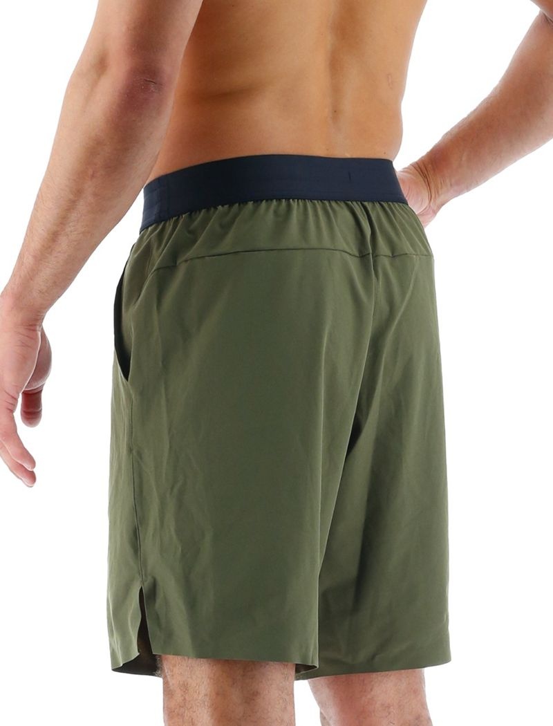 Olive Tyr Hydrosphere™ Lined 7 Unbroken Men's Shorts | US-KGTS24895