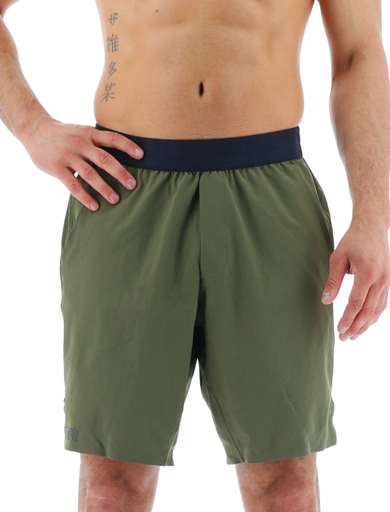 Olive Tyr Hydrosphere™ Lined 7 Unbroken Men\'s Shorts | US-KGTS24895