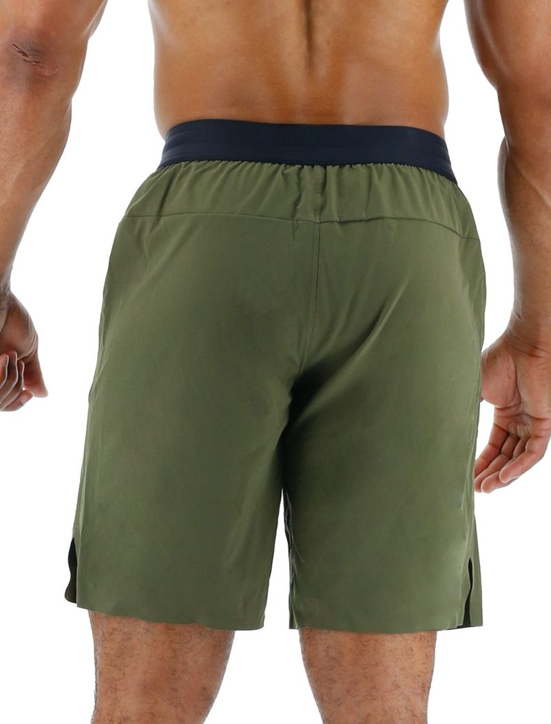 Olive Tyr Hydrosphere™ Unlined 7 Unbroken Men's Shorts | US-NIHF68124