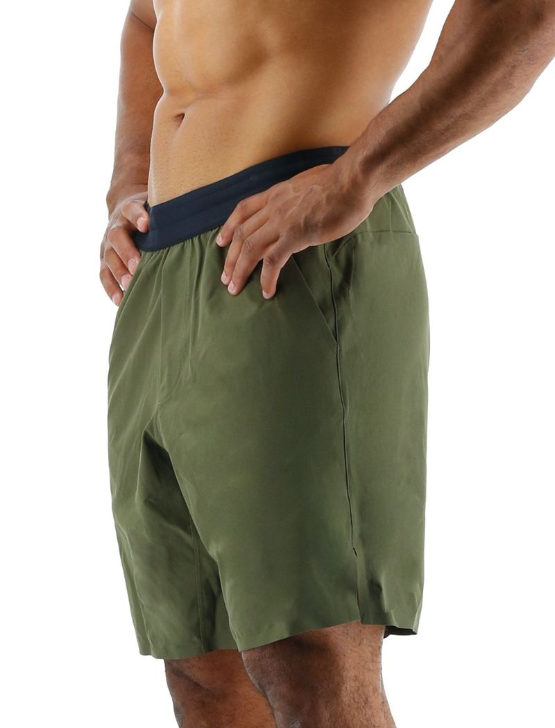 Olive Tyr Hydrosphere™ Unlined 7 Unbroken Men's Shorts | US-NIHF68124