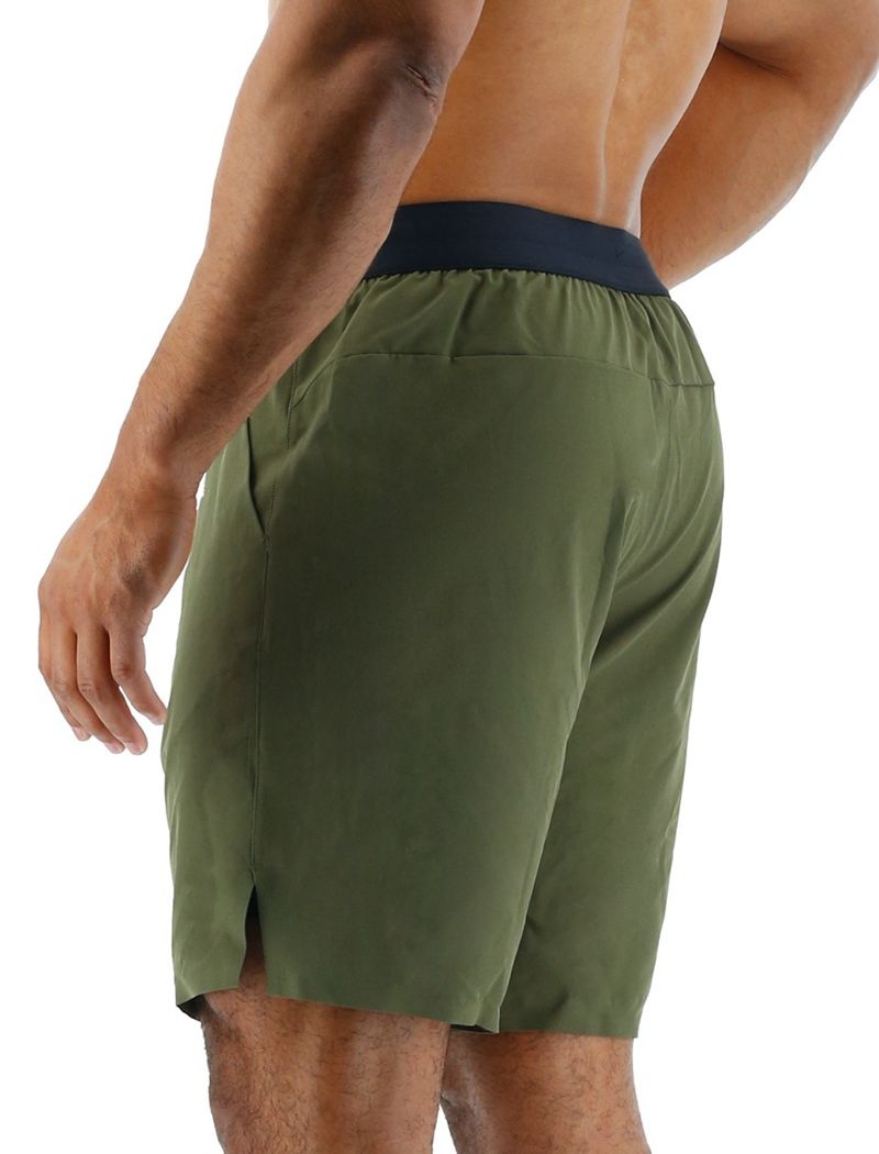 Olive Tyr Hydrosphere™ Unlined 7 Unbroken Men's Shorts | US-NIHF68124