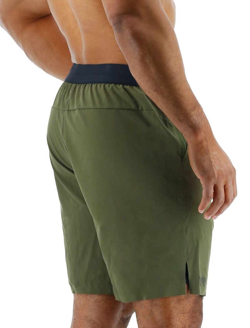 Olive Tyr Hydrosphere™ Unlined 7 Unbroken Men's Shorts | US-NIHF68124