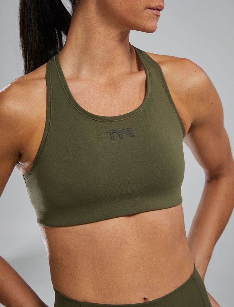 Olive Tyr Joule Elite™ Classic Women's Sports Bra | US-PJZU90174