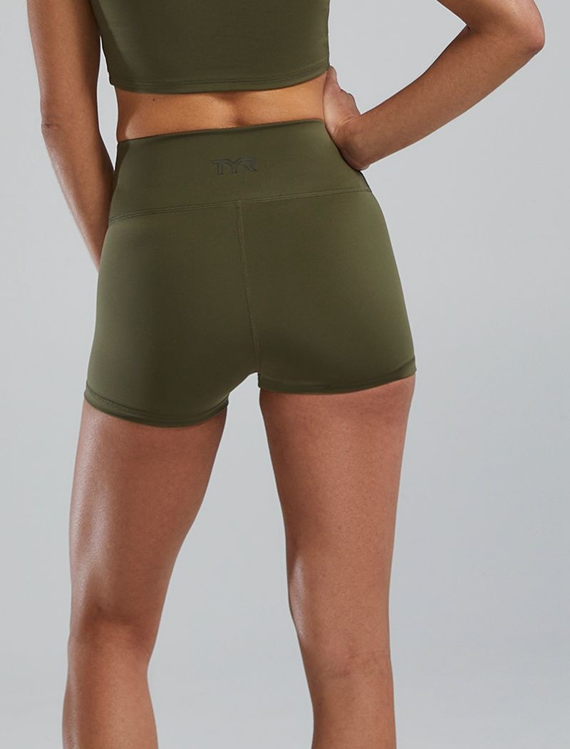 Olive Tyr Joule Elite™ High-waisted 2 Women's Shorts | US-YJUG68793