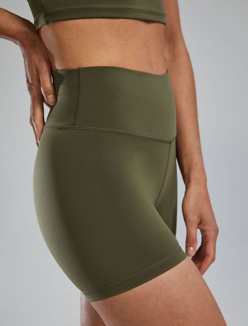 Olive Tyr Joule Elite™ High-waisted 3.25 Women's Shorts | US-SUMI34826