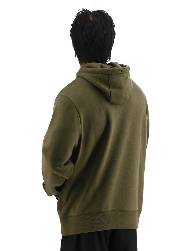 Olive Tyr Ultrasoft Midweight Fleece Men's Hoodie | US-LAUI53241