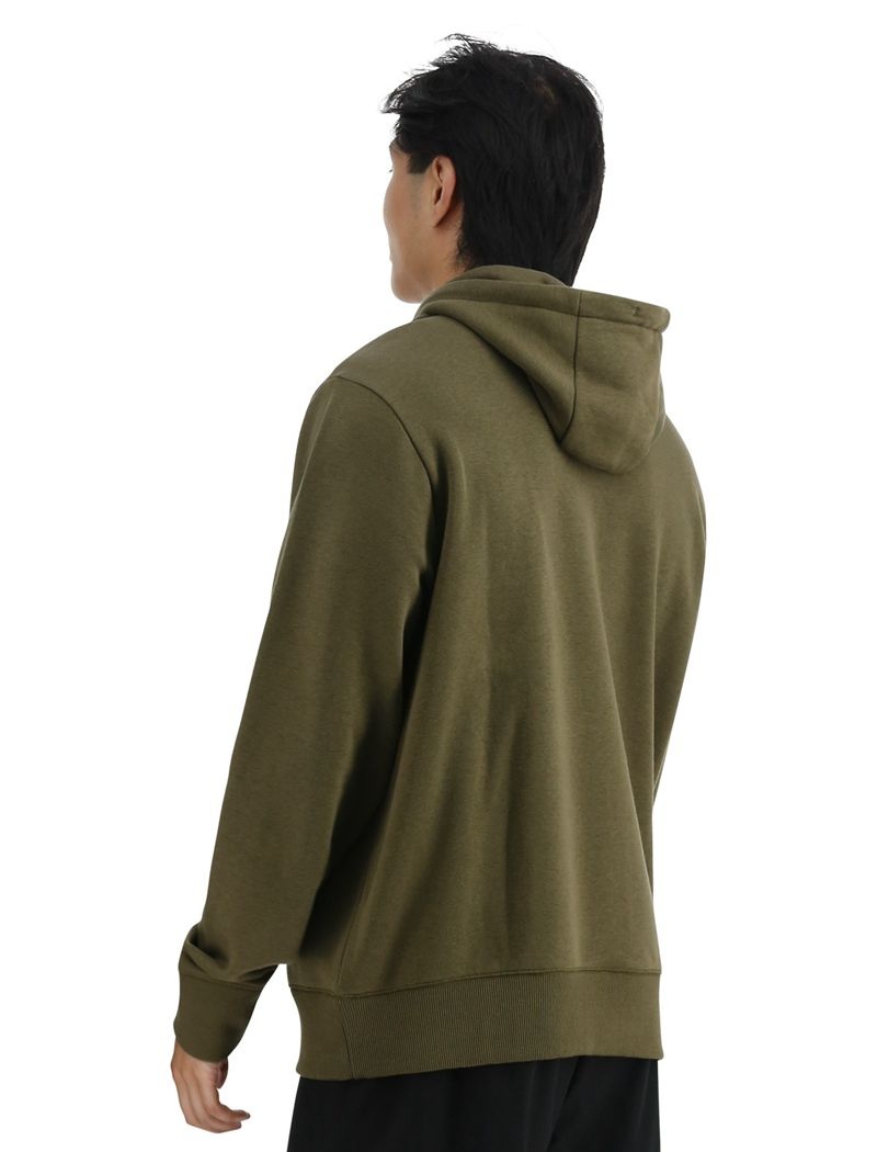 Olive Tyr Ultrasoft Midweight Fleece Men's Hoodie | US-LAUI53241