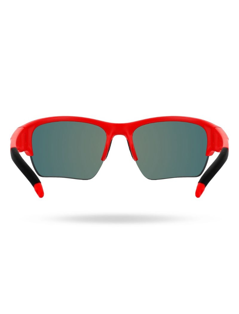 Orange / Red Tyr Vatcher Hts Polarized Men's Sunglasses | US-KRHO64052