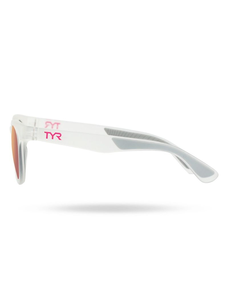 Pink / White Tyr Ancita Hts Polarized Men's Sunglasses | US-FASW56738