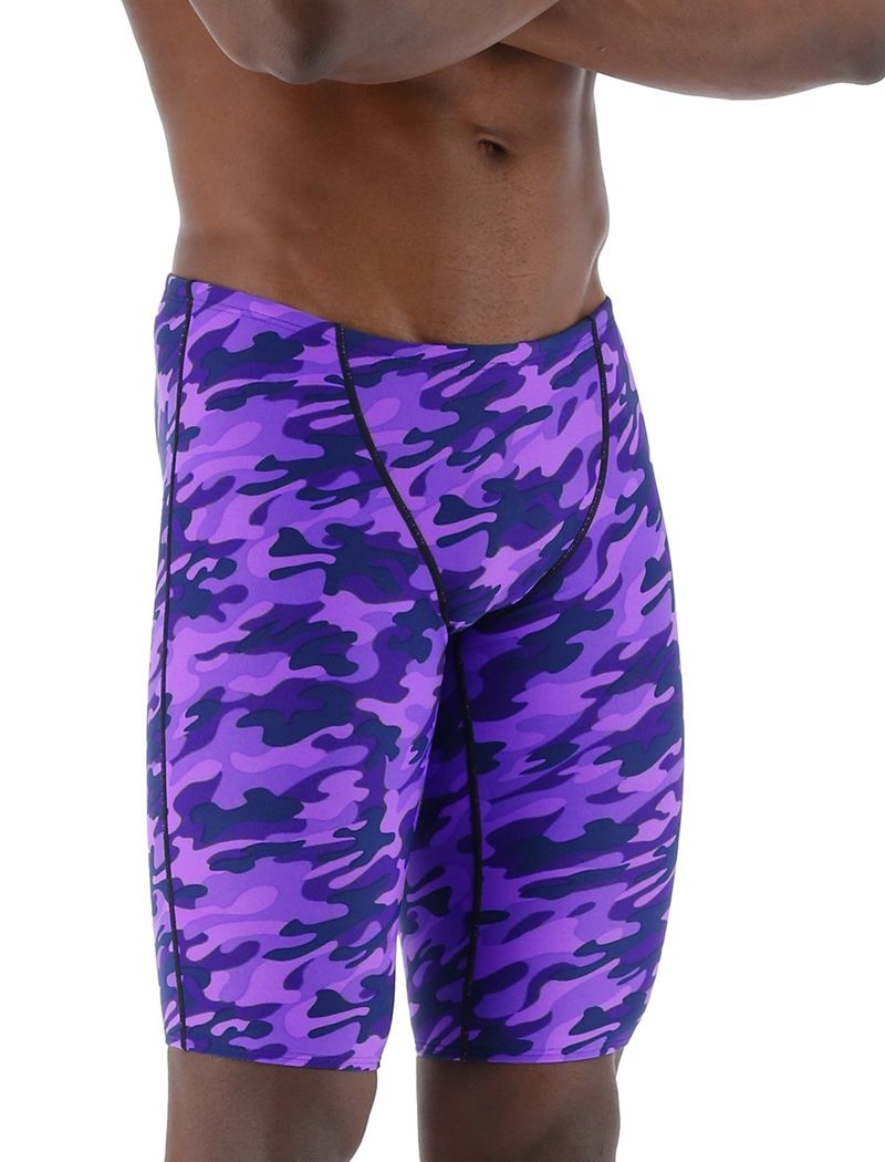 Purple Tyr Durafast Elite® Jammer Camo Men's Swimsuit | US-XCIN93215