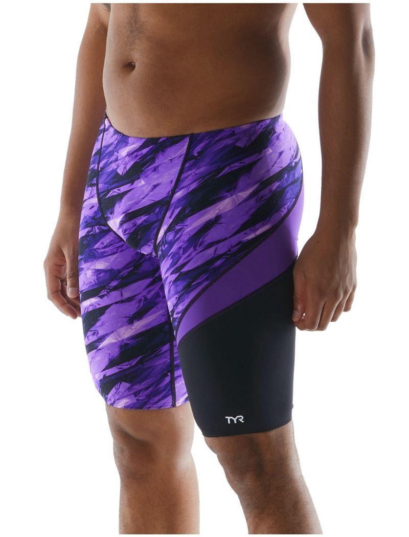 Purple Tyr Durafast Elite® Wave Jammer Vitric Men\'s Swimsuit | US-JLSE42937