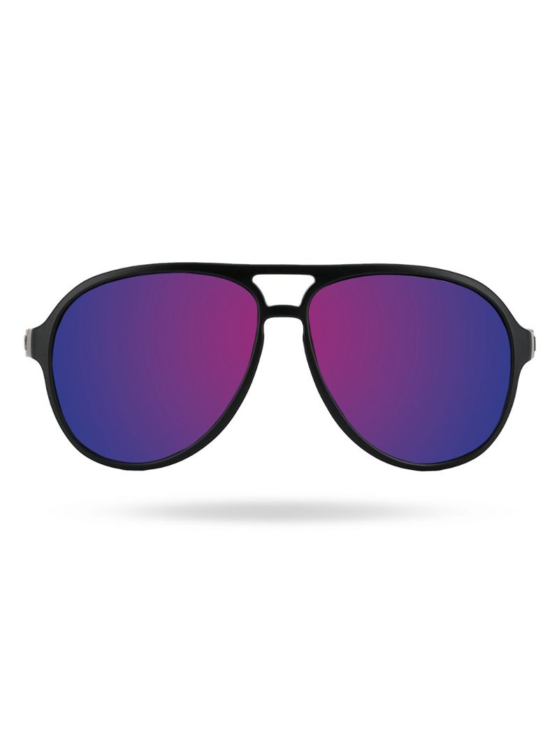 Purple / Black Tyr Goldenwest Xl Aviator Hts Polarized Men's Sunglasses | US-VHBM62509