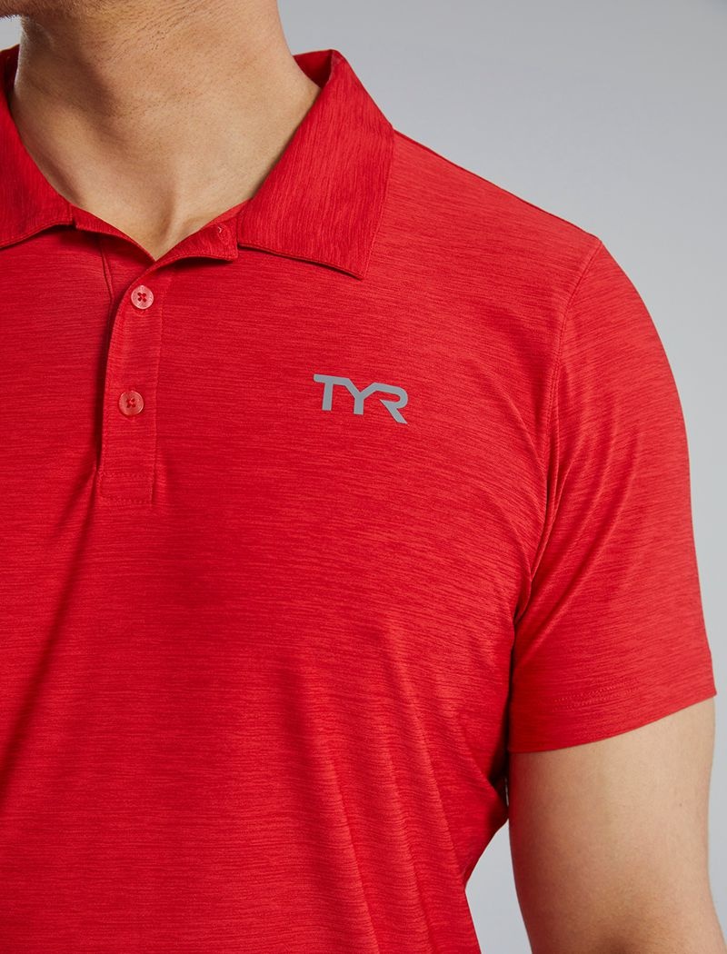 Red Tyr Climadry™ Short Sleeve Men's Polo Shirt | US-NRWI37269