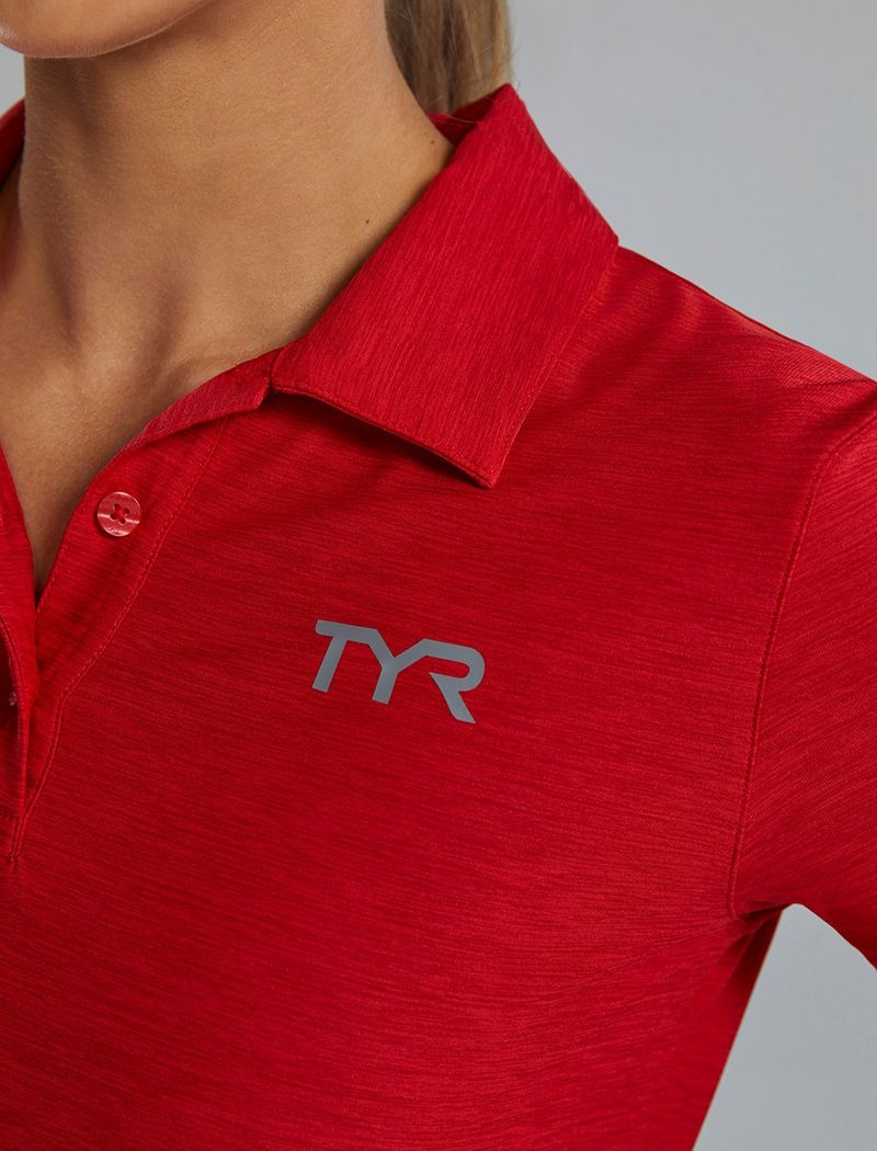 Red Tyr Climadry™ Short Sleeve Women's Polo Shirt | US-BKJY53869