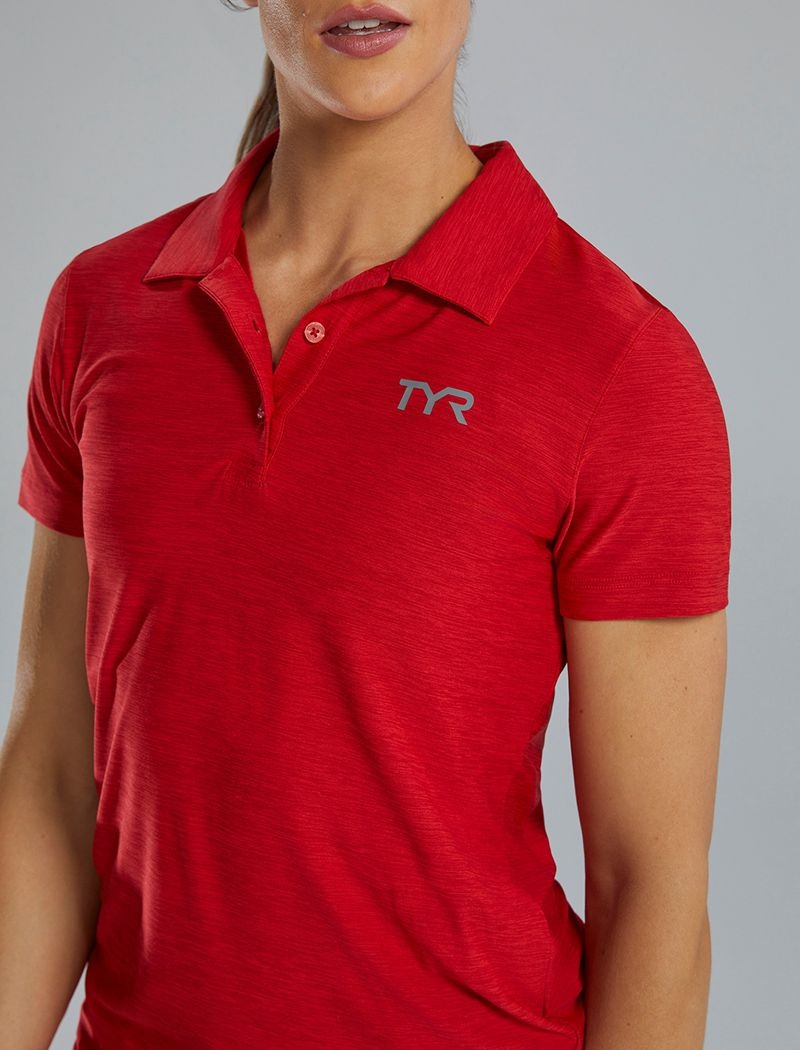 Red Tyr Climadry™ Short Sleeve Women's Polo Shirt | US-BKJY53869