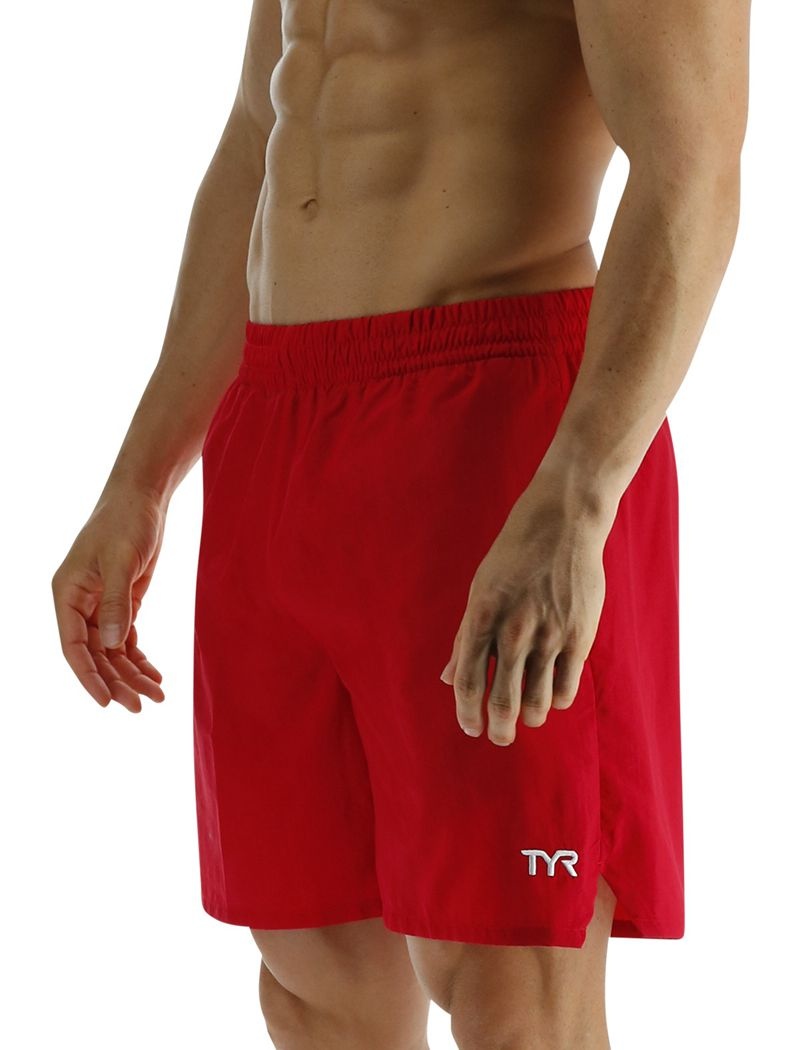 Red Tyr Deck-x Men's Swim Shorts | US-NIUH27645