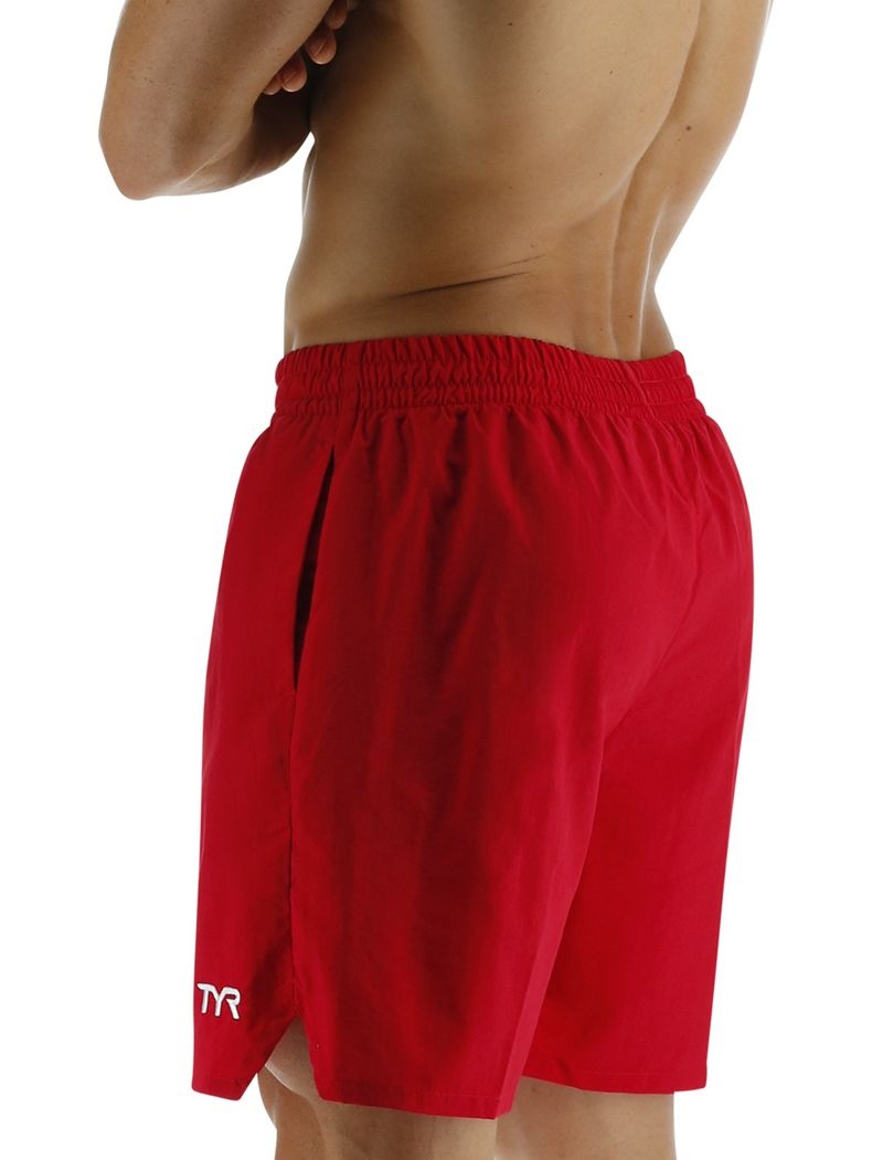 Red Tyr Deck-x Men's Swim Shorts | US-NIUH27645