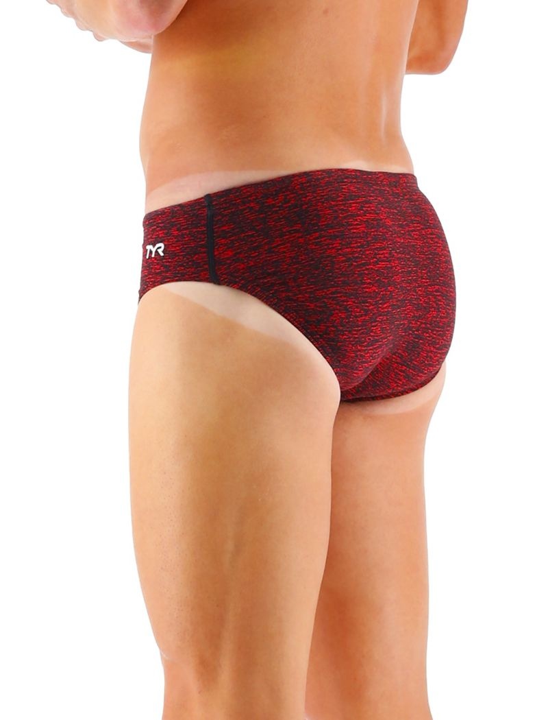 Red Tyr Durafast Elite® Lapped Men's Swimsuit | US-KTXQ92508