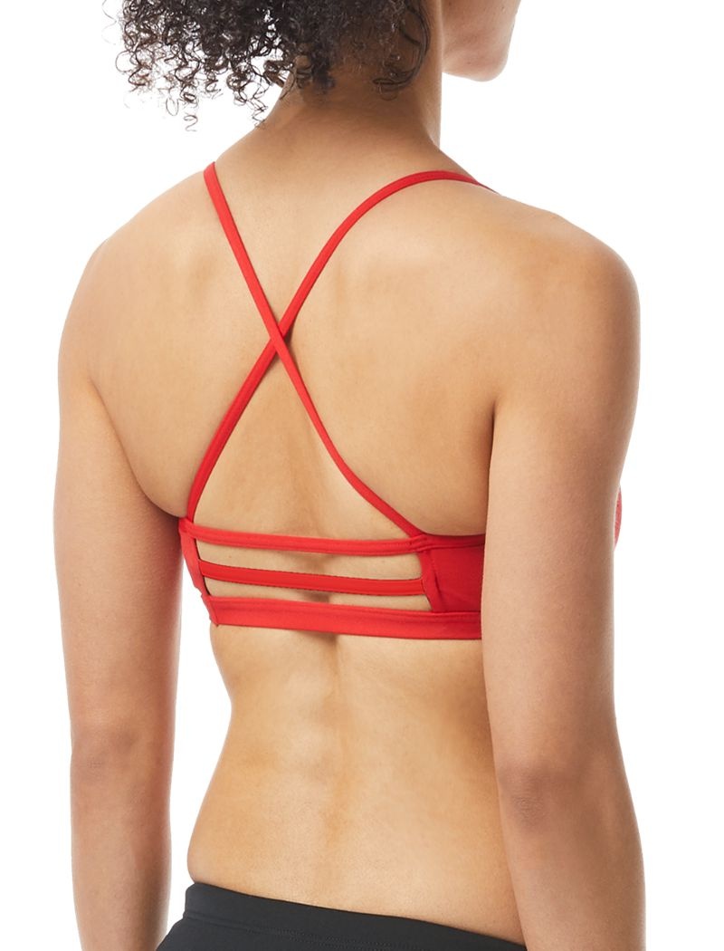 Red Tyr Durafast One® Trinity Women's Sports Bra | US-POFY76345