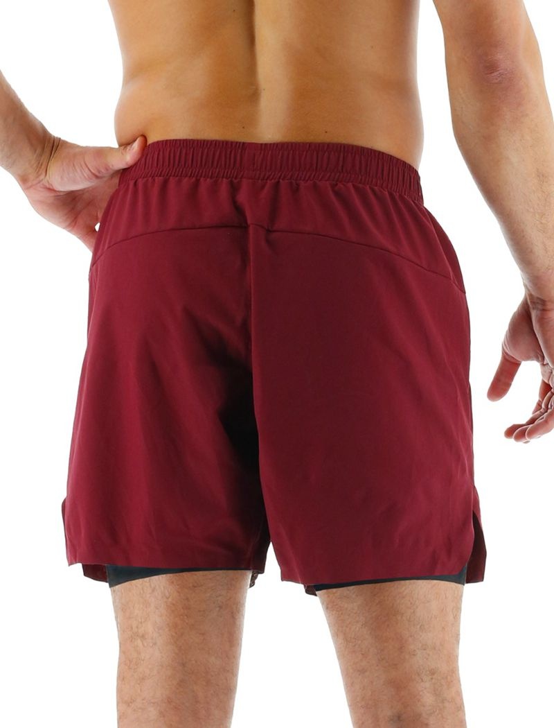 Red Tyr Hydrosphere™ Lined 6 Momentum Men's Shorts | US-HEOZ36942